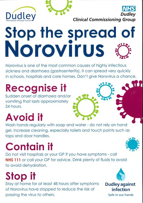 norovirus incubation period nhs
